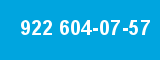 922 604-07-57 922 604-07-57